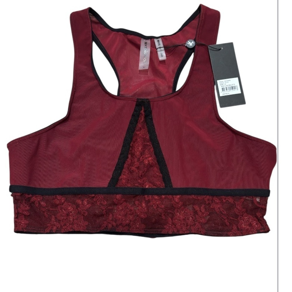 One Teaspoon Mesh Lace Bralette NWT